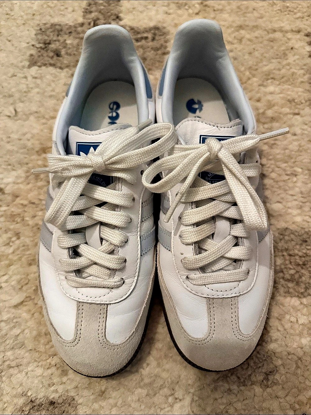 adidas Samba Sneakers White & Black US 7.5